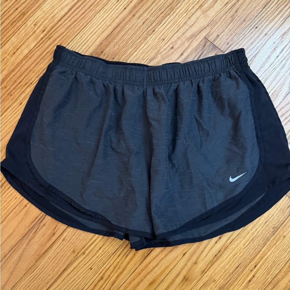 Nike Women's Black/Charcoal Running Shorts